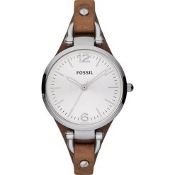 Zegarek FOSSIL - Georgia ES3060 Dark Brown/Silver/Steel. Pomarańczowe zegarki damskie marki Fossil, ze stali. Za 419,00 zł.