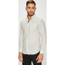 Jack & Jones - Koszula. Białe koszule męskie marki Jack & Jones, s, z bawełny, casualowe, button down, z długim rękawem. W wyprzedaży za 69,90 zł.