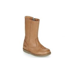 Kozaki Dziecko Aster SENDRA. Pomarańczowe kozaki dziewczęce ASTER, bez wzorów, bez obcasa. Za 479,00 zł.