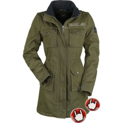 Black Premium by EMP Ladies Field Jacket Incl. Heatpad Kurtka damska oliwkowy. Szare kurtki damskie marki FOX. Za 527,90 zł.