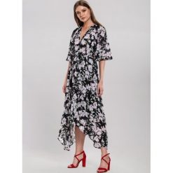 Czarna Sukienka Debonair. Czarne sukienki damskie Renee, na lato, s, bez wzorów, z tkaniny, bez kołnierzyka, bez rękawów, maxi. Za 99,99 zł.