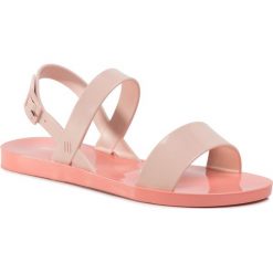 Sandały MELISSA - Lip Ad 32573 Pink 50485. Różowe klapki damskie Melissa, bez wzorów, z tworzywa sztucznego, bez obcasa. W wyprzedaży za 229,00 zł.