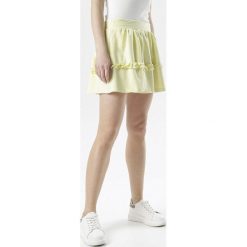 Jasnożółta Spódnica Brinora. Żółte spódniczki damskie Born2be, s, bez wzorów, mini. W wyprzedaży za 44,99 zł.