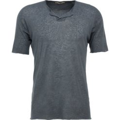 Nuur SERAFINO Tshirt basic antracite. Szare koszulki polo męskie marki Nuur, m, ze lnu. W wyprzedaży za 444,50 zł.