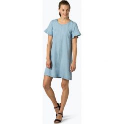 Marie Lund - Sukienka damska, niebieski. Niebieskie sukienki damskie Marie Lund, bez wzorów, bez kołnierzyka, bez rękawów. Za 229,95 zł.