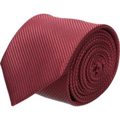 Krawat platinum bordo classic 202. Czerwone krawaty męskie marki Recman, na co dzień, w kratkę, z tkaniny, eleganckie. Za 69,00 zł.