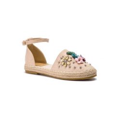 DEEZEE WSESP01. Brązowe espadryle damskie DeeZee, bez wzorów, z materiału, bez obcasa. Za 89,99 zł.