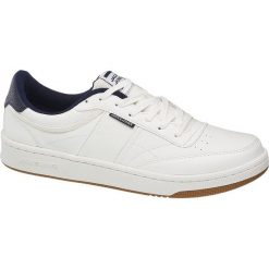 Sneakersy męskie Jack + Jones białe. Białe sneakersy męskie Jack & Jones, na sznurówki. Za 199,90 zł.