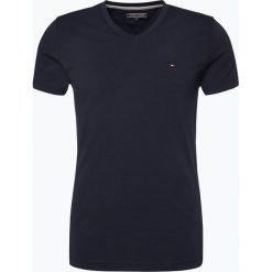 Tommy Hilfiger - T-shirt męski, niebieski. Niebieskie t-shirty męskie TOMMY HILFIGER, m, bez wzorów, bez kołnierzyka. Za 139,95 zł.