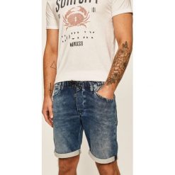 Jack & Jones - Szorty jeansowe. Niebieskie spodenki i szorty męskie Jack & Jones, s, bez wzorów, z elastanu, casualowe. W wyprzedaży za 179,90 zł.