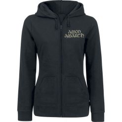 Amon Amarth Horse Bluza z kapturem rozpinana damska czarny. Czarne bluzy damskie marki Amon Amarth, l, z nadrukiem, bez rękawów, z kapturem. Za 184,90 zł.