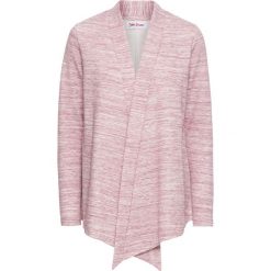 Bluzy damskie: Bluza rozpinana z długim rękawem bonprix jeżynowy melanż