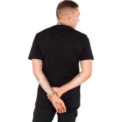 Koszulka Alpha Industries NASA Reflective 178501-365. Czarne koszulki męskie Alpha Industries, xl, bez wzorów, bez kołnierzyka, bez rękawów. Za 117,99 zł.