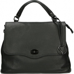 Torba - 66-002-O D NE. Czarne torebki klasyczne damskie Venezia, ze skóry. Za 359,00 zł.