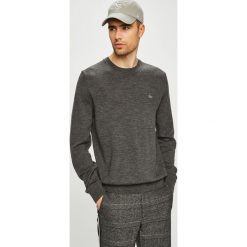 Lacoste - Sweter. Szare swetry klasyczne męskie marki Lacoste, m, z wełny, z okrągłym kołnierzem. W wyprzedaży za 359,90 zł.
