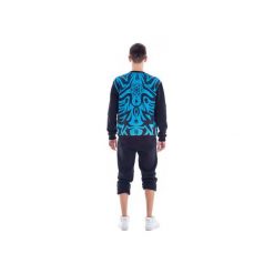 Bastet Sweatshirt (Blue). Niebieskie bluzy męskie OKUAKU, l, z nadrukiem, z bawełny, bez kołnierzyka, bez rękawów, bez kaptura. Za 279,00 zł.