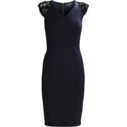 Sukienki: Dorothy Perkins Tall SLEEVE FIT & FLARE Sukienka etui navy