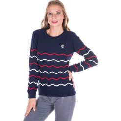 Swetry klasyczne damskie: Sweter w kolorze granatowym