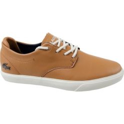 Lacoste Esparre 118 1 CAM0023BW7 42,5 Brązowe. Pomarańczowe buty sportowe męskie Lacoste, ze skóry, bez zapięcia. W wyprzedaży za 399,99 zł.