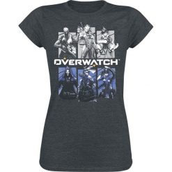 Bluzki damskie: Overwatch Bring Your Friends Koszulka damska odcienie ciemnoszarego