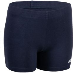 Spodenki do siatkówki V100 damskie. Niebieskie szorty damskie ALLSIX, l, bez wzorów, z elastanu. Za 24,99 zł.