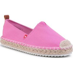 Espadryle BIG STAR - FF274A501 Pink. Różowe espadryle damskie BIG STAR, bez wzorów, z tworzywa sztucznego, bez obcasa, na płaskiej podeszwie. Za 99,00 zł.