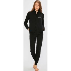 Emporio Armani - Piżama. Czarne piżamy damskie Emporio Armani, s, bez wzorów, z elastanu, bez rękawów. W wyprzedaży za 269,90 zł.