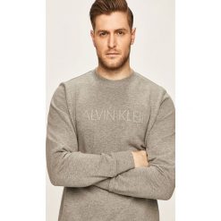 Calvin Klein - Bluza. Szare bluzy męskie s, z nadrukiem, z bawełny, z okrągłym kołnierzem. Za 399,90 zł.