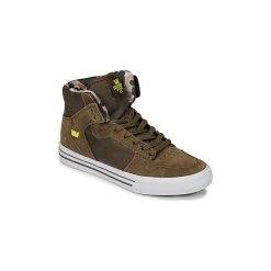 Buty Supra VAIDER. Zielone trampki i tenisówki damskie marki Supra, bez wzorów, bez zapięcia. Za 351,20 zł.