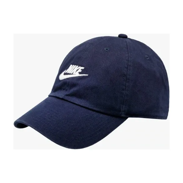 Nike Czapka U Nsw H86 Cap Futura Washed , granatowy, rozmiar ONE SIZE. Niebieskie czapki damskie Nike, na lato, z aplikacjami, z bawełny. Za 89,99 zł.