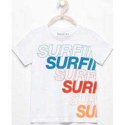 T-shirty chłopięce: T-shirt dla surfera – Biały