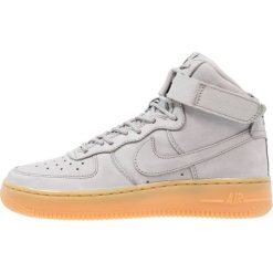 Nike Sportswear AIR FORCE 1 HIGH WB (GS) Tenisówki i Trampki wysokie medium grey/black. Szare tenisówki męskie marki Nike Sportswear, z materiału. W wyprzedaży za 303,20 zł.