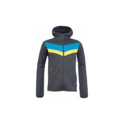 Woox Bluza męska Fleece Polar Cursos Ater Czarna r. L. Czarne bluzy męskie Woox, m, bez wzorów, z polaru, sportowe, bez kołnierzyka, bez rękawów, bez kaptura. Za 131,28 zł.