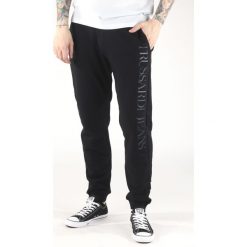 Trussardi Jeans Spodnie dresowe Czarny. Czarne spodnie męskie l, z bawełny. Za 490,95 zł.