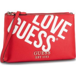 Torebka GUESS - Michy (GL) Mini HWGL75 84700 RML. Czerwone listonoszki damskie Guess, z aplikacjami, ze skóry ekologicznej, bez dodatków. W wyprzedaży za 369,00 zł.