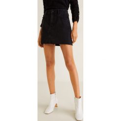 Mango - Spódnica Musthave. Szare spódniczki damskie jeansowe marki Mango, xl, z podwyższonym stanem, mini. Za 119,90 zł.