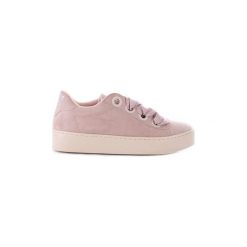 Buty Guess FLURN3ESU12. Brązowe trampki i tenisówki damskie marki Guess, z aplikacjami, bez zapięcia. Za 291,72 zł.