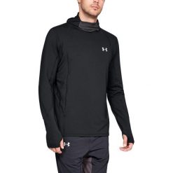Bluza Under Armour UA Reactor Run Balaclava Hoodie M Czarna. Czarne bluzy męskie Under Armour, s, bez wzorów, z tkaniny, sportowe, z kapturem, bez rękawów, bez kaptura. Za 279,99 zł.