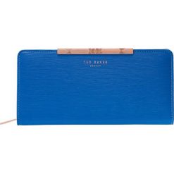 Ted Baker YASMINE MINI BARK ZIP MATINEE Portfel blue. Niebieskie portfele damskie marki Ted Baker. Za 439,00 zł.