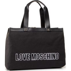Torba LOVE MOSCHINO - JC4228PP0AKF100A Nero. Czarne torby męskie skórzane Love Moschino, bez wzorów, ze skóry ekologicznej. Za 869,00 zł.