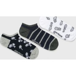 John Frank - Stopki (3 pack). Skarpetki męskie John Frank, bez wzorów, z elastanu. Za 29,90 zł.