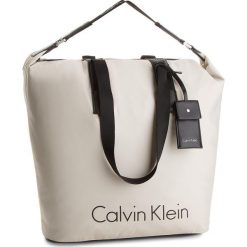 Shopper bag damskie: Torebka CALVIN KLEIN BLACK LABEL – City Nylon Shopper K60K603843 000