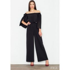 Figl Kombinezon damski M539 black, czarny, S. Czarne kombinezony damskie FIGL, s, bez wzorów, z poliesteru, bez kołnierzyka, bez rękawów. W wyprzedaży za 286,00 zł.