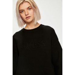 Guess Jeans - Sweter. Szare bez kategorii marki Guess Jeans, s, z poliesteru, z okrągłym kołnierzem. Za 399,90 zł.