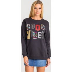BLUZA LIU JO. Czarne bluzy damskie Liu Jo, s, z aplikacjami, z bawełny, bez rękawów, bez kaptura. Za 699,00 zł.