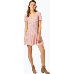 Calvin Klein Jeans - Sukienka damska, czerwony. Czerwone sukienki damskie marki Calvin Klein Jeans, s, w kwiaty, z jeansu, bez kołnierzyka, bez rękawów. Za 449,95 zł.