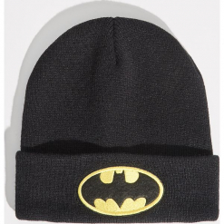Czapka z naszywką Batman - Czarny. Czarne czapki damskie Sinsay, z aplikacjami. Za 19,99 zł.