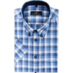 Koszula SERGIO slim 15-01-61-K. Koszule męskie Giacomo Conti, na lato, m, bez wzorów, z bawełny, eleganckie, button down, z krótkim rękawem. Za 199,00 zł.