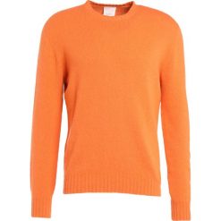 Swetry klasyczne męskie: 120% Cashmere Sweter arancia