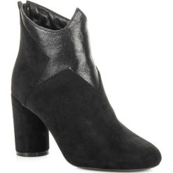Botki na słupku RUBY. Czarne botki damskie lity vices. Za 123,90 zł.